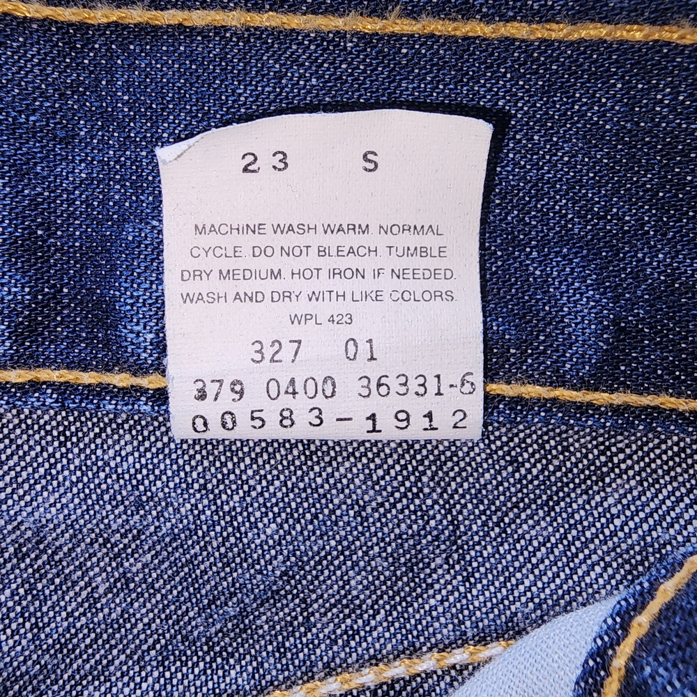 Vtg Levi's Lot 53 Red Tab Men's Dark Blue Jeans Straight Leg Bootcut Sz 34/34 - Picture 8 of 16